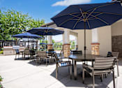 Thumbnail 17 of 34 - Outdoor Shaded Patio at 55+ FountainGlen Terra Vista, California