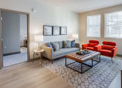 Thumbnail 78 of 83 - furnished living room at Bayswater Apartments, Burlingame, 94010