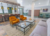 Thumbnail 71 of 83 - resident  lounge with stylish seating at Bayswater Apartments, Burlingame, 94010