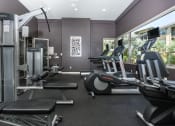 Thumbnail 13 of 80 - a room filled with lots of cardio equipment and weights