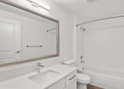 Thumbnail 50 of 73 - a bathroom with a sink toilet and bathtub at Lakemont Orchard, Issaquah, WA 98027  