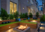 Thumbnail 12 of 84 - Lounge Area With Stone firepits at Level at Sixteenth, Phoenix, Arizona