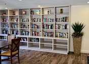 Thumbnail 31 of 37 - Library in business center at 55+ FountainGlen Goldenwest Senior Apartments, Westminster, CA, 92683
