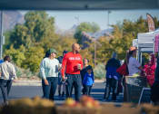 Thumbnail 40 of 78 - people standing around at a farmers market at Miro at the Parc, Henderson, NV