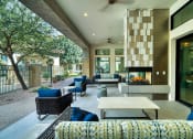 Thumbnail 59 of 67 - Outdoor seating with fireplace