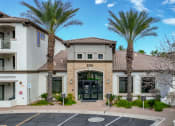 Thumbnail 9 of 67 - Monument main leasing office exterior with parking infront at Monument, Chandler, AZ
