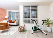 Thumbnail 9 of 93 - A Room With Exercise Bike And Plant at North Grove, California