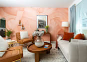 Thumbnail 21 of 93 - A Living Room With a White Couch at North Grove, Riverside, CA