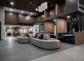 Thumbnail 57 of 93 - A Modern Living Room With Wooden Accents at North Grove, California