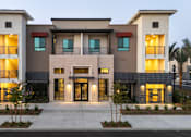Thumbnail 5 of 93 - A Modern Building With a Central Entrance And Multiple Balconies at North Grove, Riverside, California