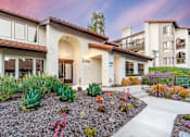 Thumbnail 11 of 39 - Building exterior with succulent landscaping at Ridgecrest, Lake Forest, CA, 92630