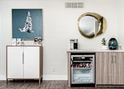 Thumbnail 15 of 39 - Mini fridge in leasing office at Ridgecrest, California, 92630