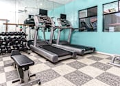 Thumbnail 18 of 39 - Treadmill in fitness center at Ridgecrest, Lake Forest, California