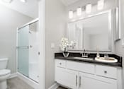 Thumbnail 32 of 39 - Bathroom with shower and toilet at Ridgecrest, Lake Forest, California