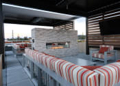 Thumbnail 38 of 83 - bayswater rooftop lounge with fireplace at Bayswater Apartments, Burlingame, 94010