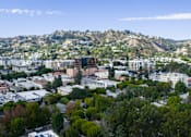 Thumbnail 5 of 117 - A cityscape with buildings and trees under a clear sky. at Skyview Sunset, California