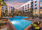 Thumbnail 10 of 30 - Twilight Pool at Rize Irvine, Irvine, California