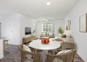 Thumbnail 74 of 87 - Dining table next to the living room