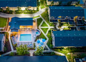 Thumbnail 17 of 39 - a birds eye view of the resort at night at Sunstone Place, Riverside, CA, 92505