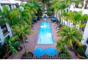 Thumbnail 8 of 84 - aerial view of promenade rio vista pool at The Promenade Rio Vista, San Diego, 92108