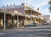Thumbnail 81 of 85 - Old Town Sacramento with cars parked