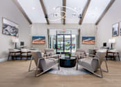 Thumbnail 7 of 85 - A modern clubroom and comfortable seating.