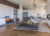 Thumbnail 3 of 34 - Clubroom with Desk Area at Waterford RiNo, Colorado