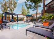 Thumbnail 45 of 52 - Lounge seating with jacuzzi at Westlake Canyon, Thousand Oaks, California