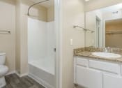 Thumbnail 36 of 52 - renovated bathroom with garden style tub at Westlake Canyon, California 91362