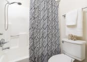 Thumbnail 30 of 40 - Bathroom with shower and toilet at Woodbend, Alta Loma, CA, 91701