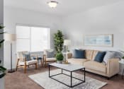 Thumbnail 3 of 44 - Living Room area at Mosaic on the River Apartments, Richland, 99352