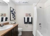 Thumbnail 18 of 44 - Bathroom With Bathtub at Mosaic on the River Apartments, Richland, Washington