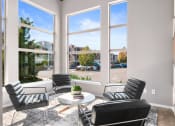 Thumbnail 24 of 44 - Living Room Interior at Mosaic on the River Apartments, Richland
