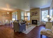 Thumbnail 6 of 48 - Fireplace Lounge at Commons at Verandas in Tanasbourne Apartments, Hillsboro