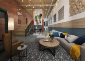 Thumbnail 6 of 10 - a living room filled with furniture and a large window