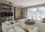 Thumbnail 9 of 23 - Living room with furniture