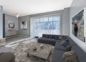Thumbnail 8 of 23 - Living room with furniture