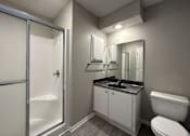 Thumbnail 8 of 8 - a bathroom with a toilet sink and shower