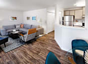 Thumbnail 1 of 27 - The Lakehouse Apartments Model Dining and Living Room