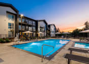 Thumbnail 1 of 49 - Heirloom_Portland_Oregon_JLL_Twilight_Pool_Apartments