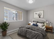 Thumbnail 4 of 21 - Bayview Apartment Homes in Federal Way, Washington Model Bedroom