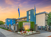 Thumbnail 1 of 18 - Beacon View Apartments Front Entrance Exterior Monument Sign
