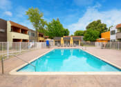 Thumbnail 6 of 13 - Casa Serena Apartments in Fremont, California Pool with Lounge Chairs