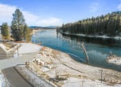Thumbnail 26 of 31 - a view of the yukon river from a bridge