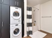 Thumbnail 5 of 20 - a washer and dryer in a laundry room