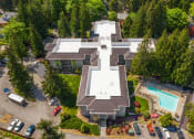 Thumbnail 11 of 24 - Duet Apartments in Lynnwood, Washington Aerial View and Pool