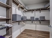 Thumbnail 7 of 39 - Lux Apartments Bellevue Washington has large walk-in closets in every home, with custom built in shelving