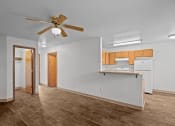Thumbnail 2 of 14 - Gilhurst Apartments in Portland, Oregon Living Room and Kitchen