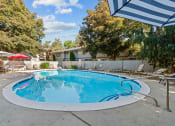 Thumbnail 3 of 15 - Curtis Apartments swimming pool is next to our patio and umbrellas