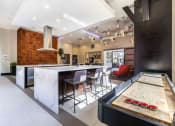 Thumbnail 6 of 22 - Clubhouse Lounge and Kitchen at Koi Apartments, Seattle, 98107